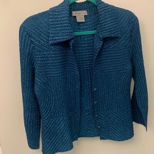 Lightweight blouse/ coverup: Dark Teal